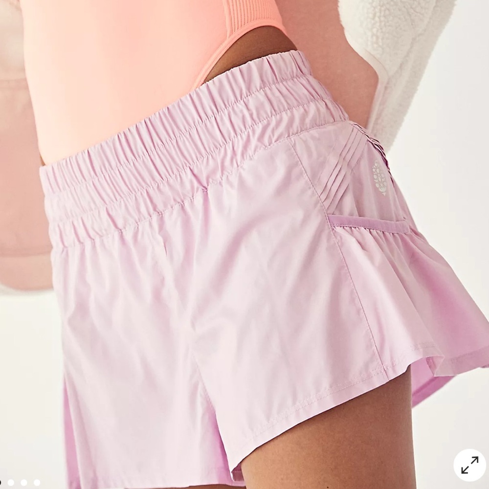 Free people movement get your flirt on light Pink Athletic Shorts